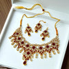 Square/Tear Drop Necklace Set