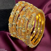 Rectangle/Round Bangles 6 Pcs Set