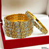 Flower/Leaf Bangles 6 Pcs Set