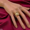 Square Stone Ring Adjustable