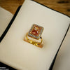 Square Stone Ring Adjustable