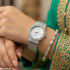 Round Stone Quartz Watch