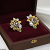 Oval Flower/Leaf Tops Pair