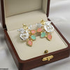 Tear Pink/Mint Leaf Tops Pair