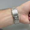 Square Stone Round Men's Watch