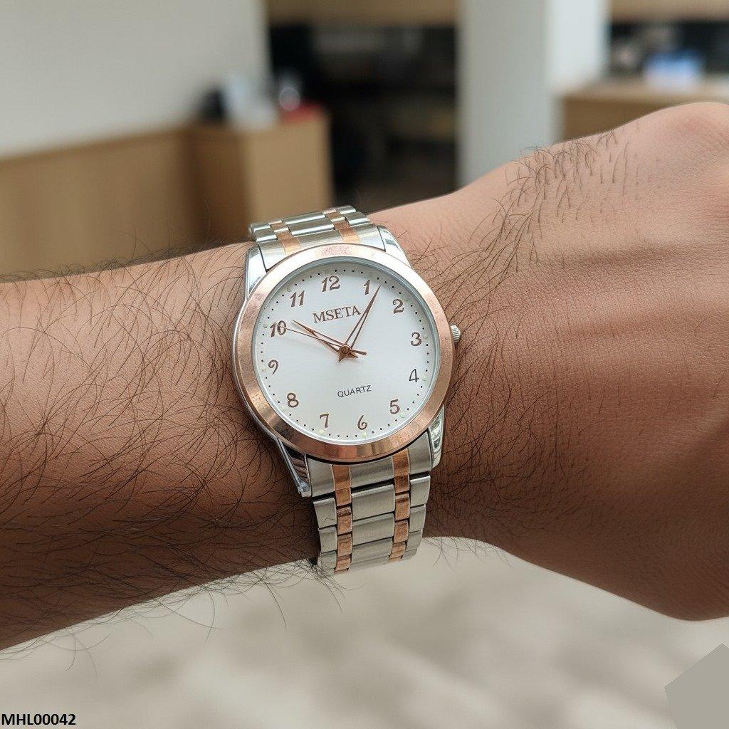 Round Bezel Dial Men's Watch