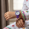 Star White Dial Rubber Strap Women's Watch