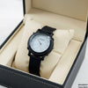 Round Leaf Dial Rubber Strap Women's Watch