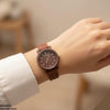 Heart Dial Rubber Strap Women's Watch