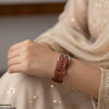 Heart Dial Rubber Strap Women's Watch