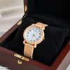Heart Rubber Strap Women's Watch