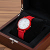 Heart Rubber Strap Women's Watch