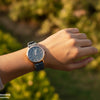 Round Magnetic Rubber Strap Women's Watch