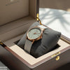 Round Magnetic Rubber Strap Women's Watch