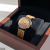 Round Black Bezel Magnetic Rubber Strap Women's Watch