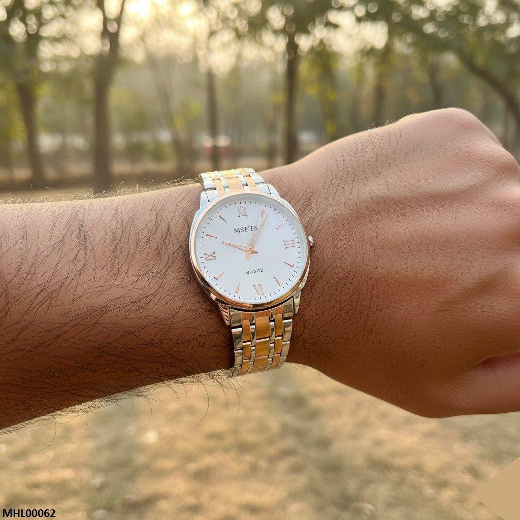 Round Dial Chain Men's Watch