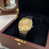 Round Champagne Dial Men's Watch