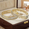 Round Stone Bangle Set