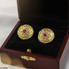 Round Stone Tops Pair