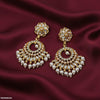 Flower Tear Pearl Drop Earrings