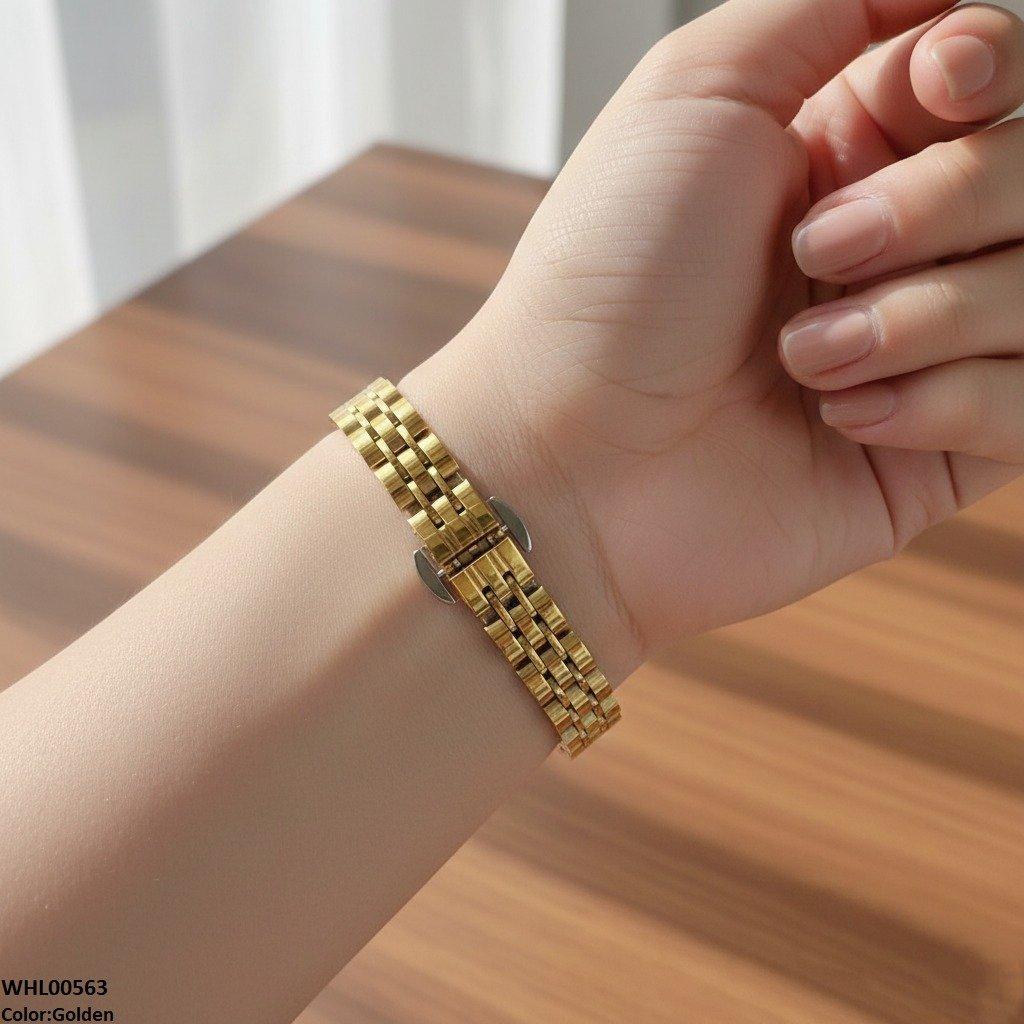 Round Stone Dial Women's Watch