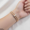 Round Stone Dial Women's Watch