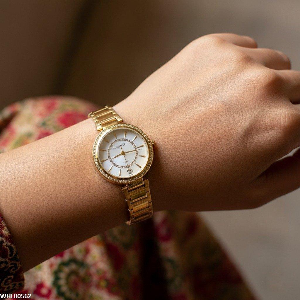 Round Dial Women's Watch