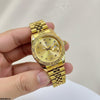 Round Champagne Dial Men's Watch