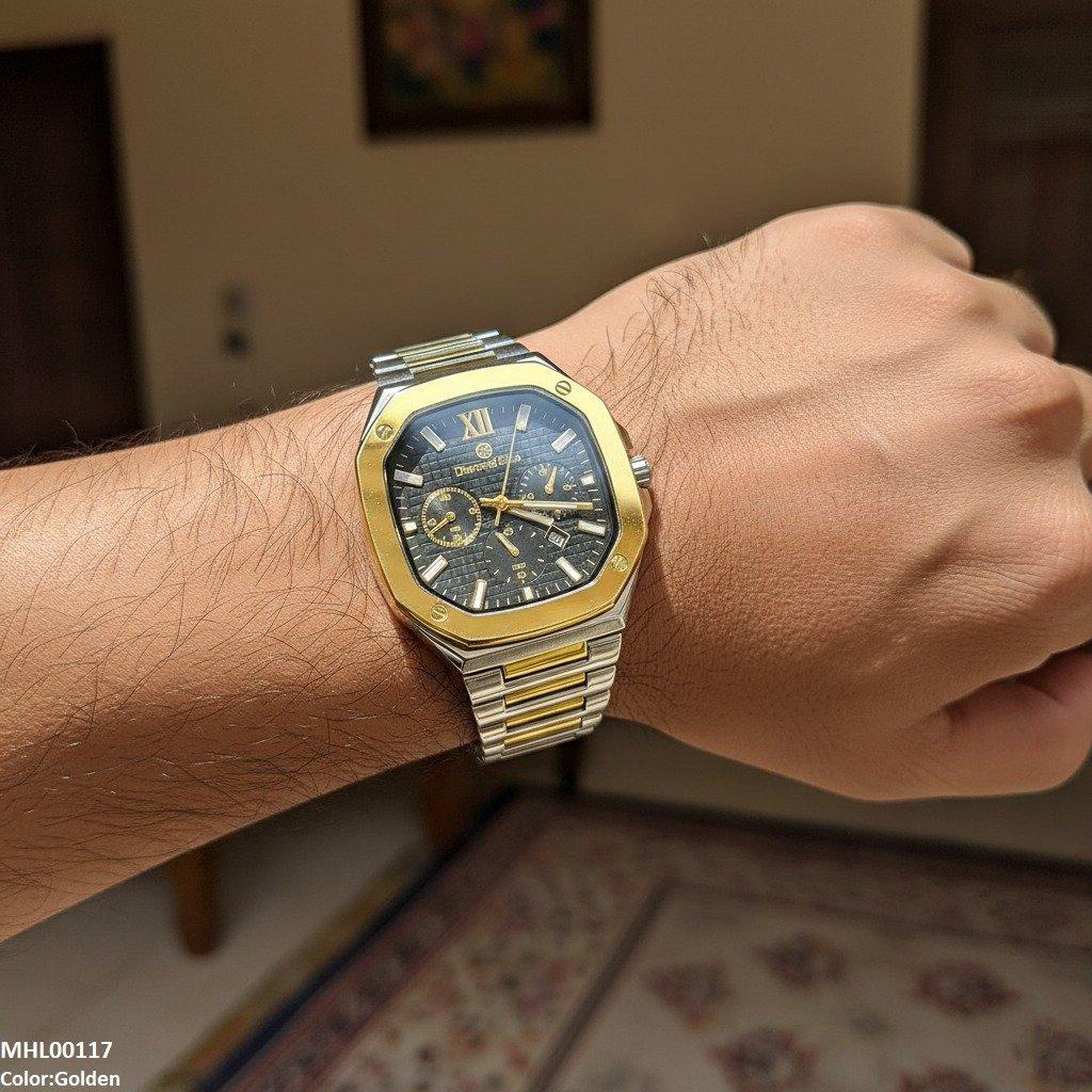 Hexagon Dial Men's Watch