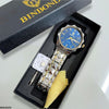 Round Blue Dial Men's Watch