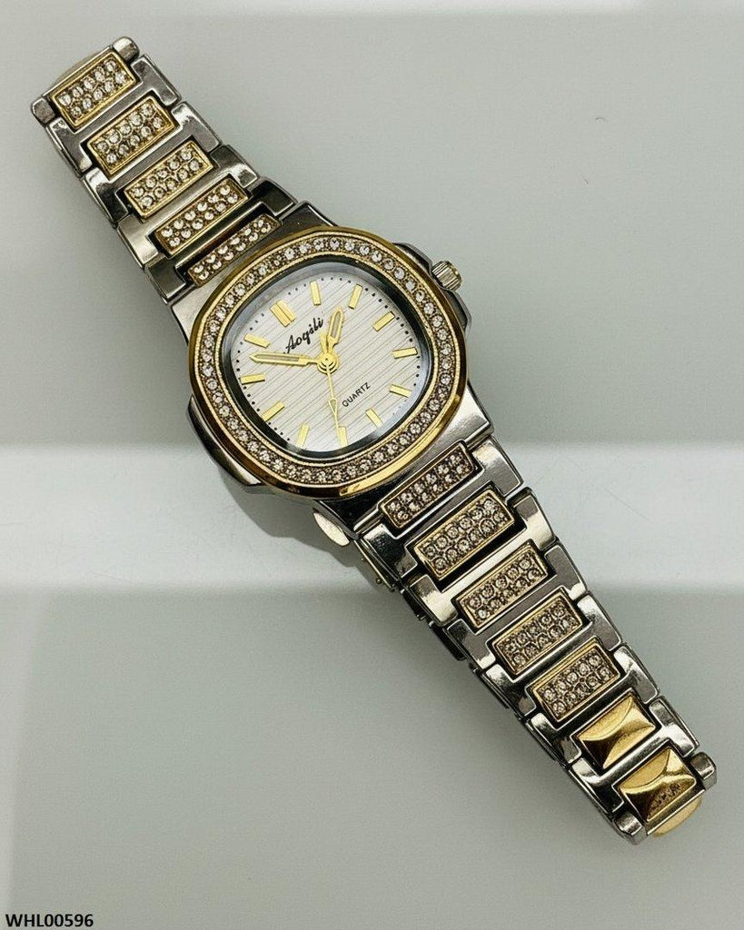 Round Tow-Tone Women's Watch