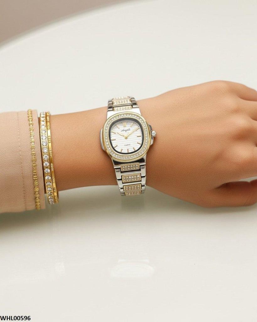Round Tow-Tone Women's Watch
