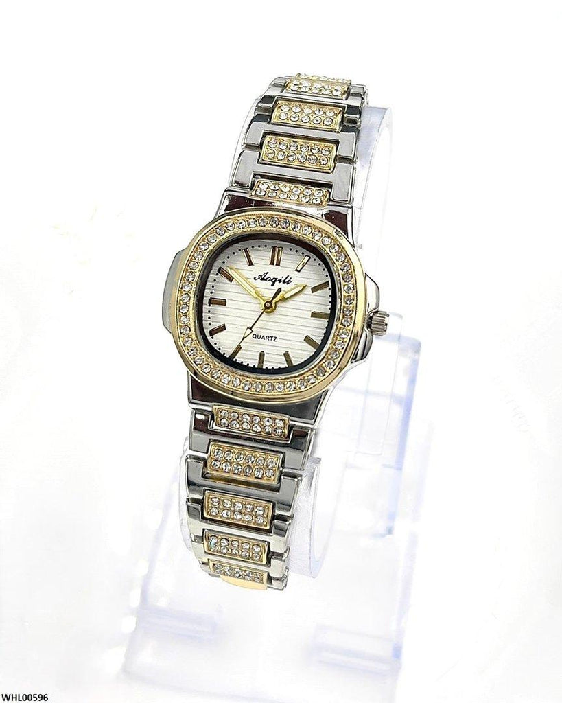 Round Tow-Tone Women's Watch