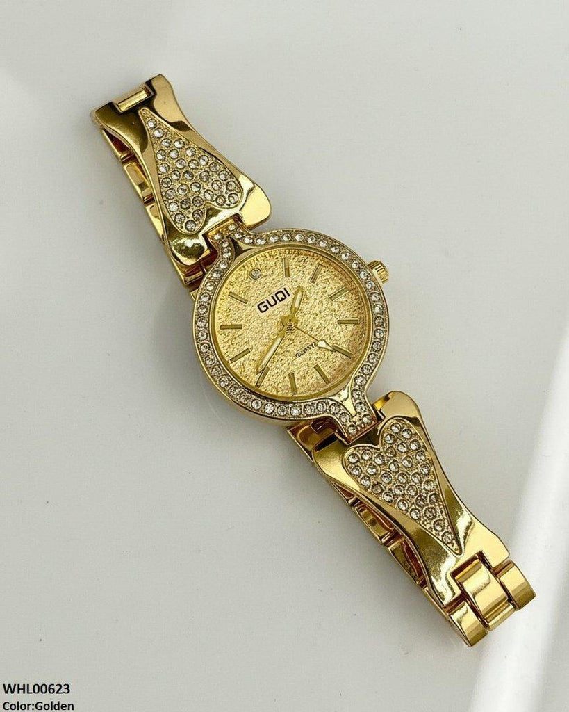 Round Heart Bracelet Women's Watch