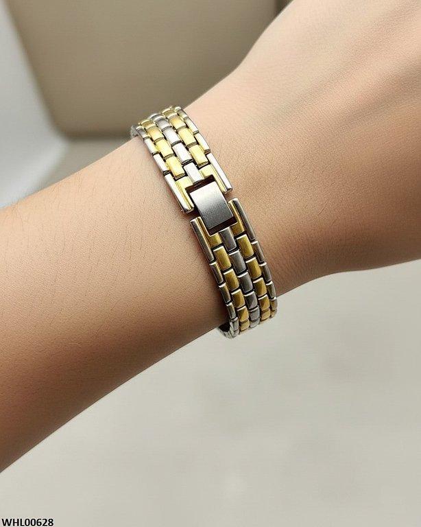 Round Two Tone Women's Watch