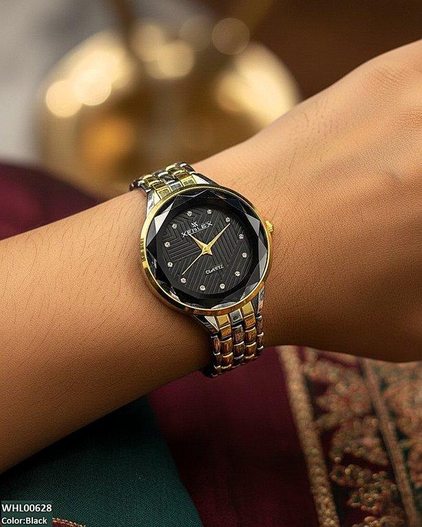 Round Two Tone Women's Watch