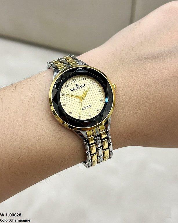 Round Two Tone Women's Watch