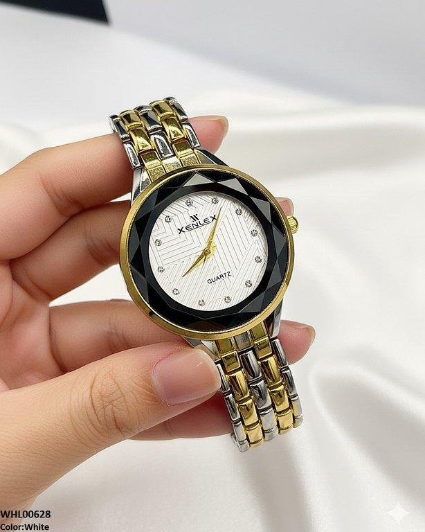 Round Two Tone Women's Watch