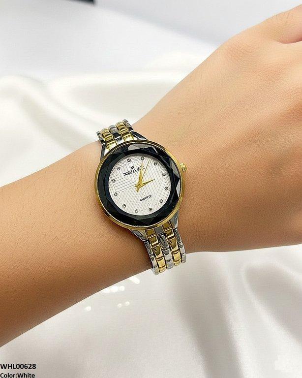 Round Two Tone Women's Watch