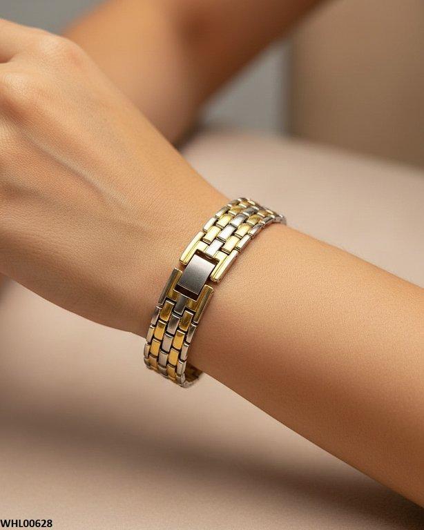 Round Two Tone Women's Watch