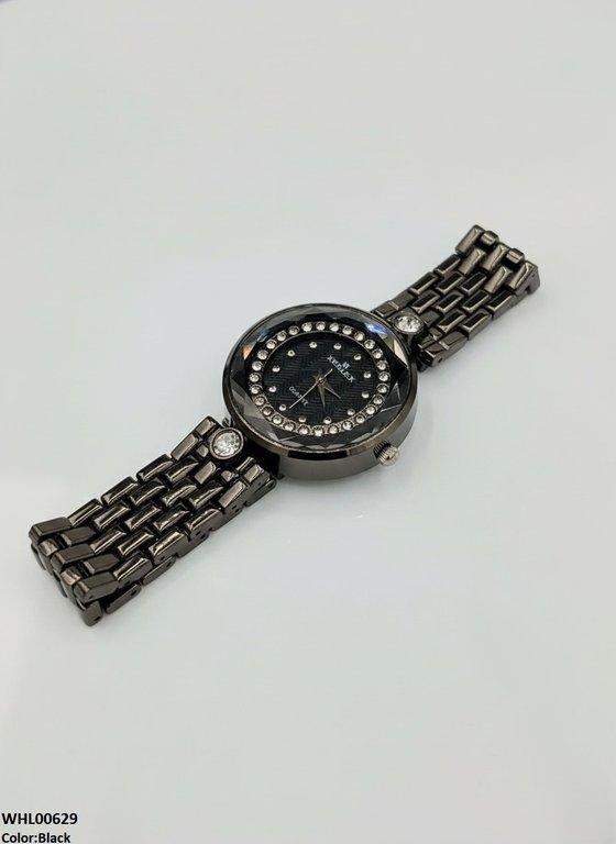 Round Stone Dial Women's Watch