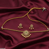 Flower Pearl Drop Necklace Set