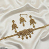 Round Flower Drop Choker Set