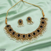 Oval Pearl Drop Necklace Set
