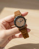 Round Stone Dial Women's Watch