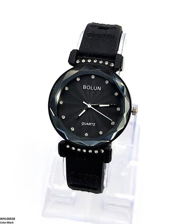Round Stone Dial Women's Watch