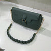 Willow Strap Jute Armpit Bag Green