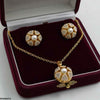 Pearl Flower Drop Pedant Set
