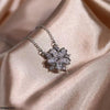 Marquise Flower Zircon Pendent Set