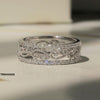 Filigree Flower Zircon Ring